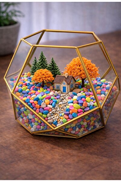 Yerli Çok Renkli Dekoratif Teraryum Taşı – 200 gr