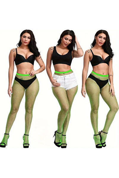 CN High Waist Fishnet Stockings - Stretchy, Comfortable Thigh High Stockings for Women