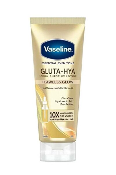 vaselin Gluta Flawless Glow Serum Burst, 10 Times Stronger than Vitamin C for Radiant and Even Skin - 200 ml