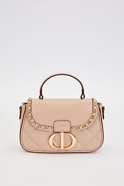 Levidor Mink Stitched Quilted Model Handbag