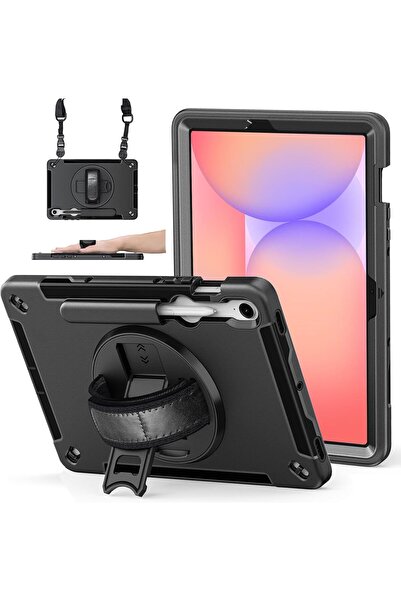 HYX Case for Samsung Galaxy Tab S10 Lite / S10 FE / S9 FE 10.9 Inch 2025, Shockproof Rugged Case
