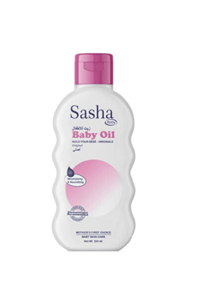 SASHA زيت الأطفال الأصلي – مرطب ومغذي لبشرة ناعمة
