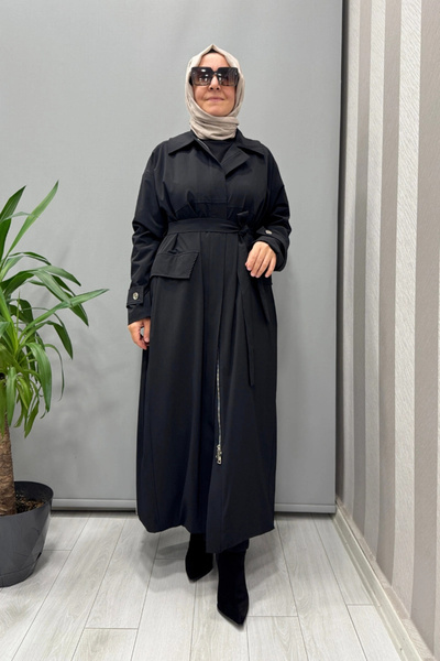 MissWhence Trench Coat Black 38500