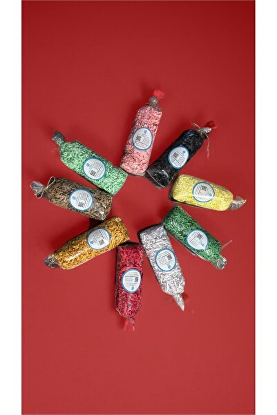 Orbak Kağıt 10 Renk Kırpık Kağıt Seti 50'li Gr Z Zigzag | Hediye Kutusu Dolgu...