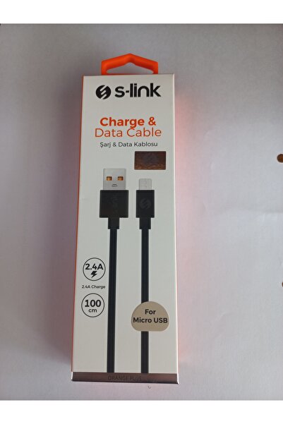 S-LINK Şarj ve data kablosu Micro usb