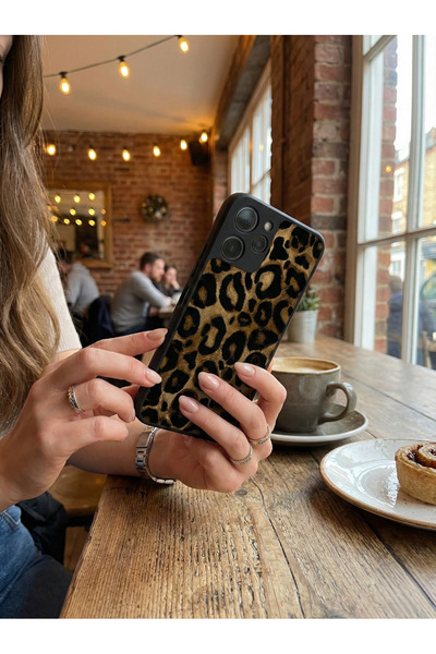 OSG Redmi 12 Compatible Leopard Pattern Shock Protective Premium Phone Case