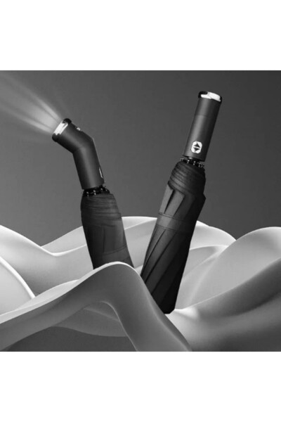 Seyra Siyah El Fenerli Şemsiye