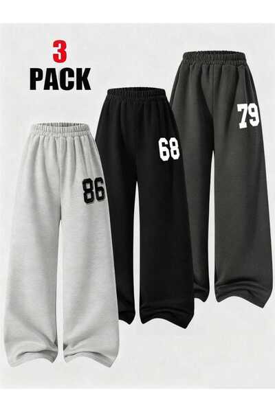 Kids 86 68 79 Baskılı 3'lü Çocuk Çoklu Eşofman