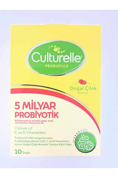 CULTURELLE PROBIYOTIK, C VE D VITAMINLERI ICEREN TAKVIYE EDICI GIDA SASE 10 SAŞ
