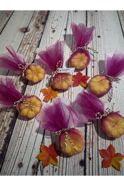 afezba Düğün Nişan Kına Hediyelik Sünnet Günü İçin Tül İçinde Papatya Çiçeği(...