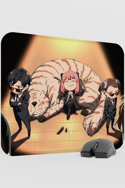 mousepad bastir Spy × Family Anime V4 - 48X40 XL Gaming Rubber Non-Slip Base ...