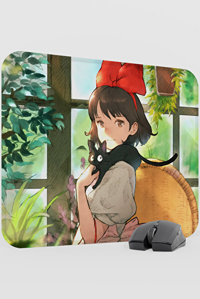 mousepad bastir Kiki's Delivery Service Anime V4 - 48X40 XL Gaming Rubber Non...