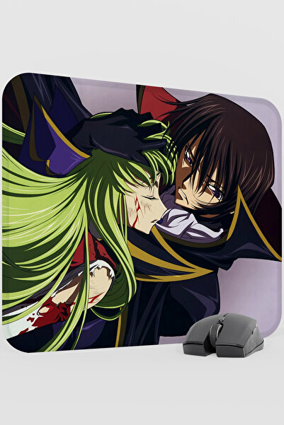 mousepad bastir Code Geass Anime V2 - 48X40 XL Gaming Rubber Non-Slip Base Mo...