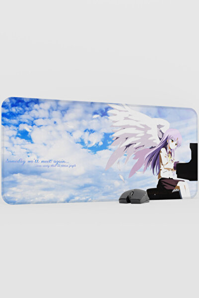 mousepad bastir Angel Beat S Anime V1 - 90X40 XXL Gaming Rubber Non-Slip Base...