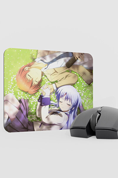 mousepad bastir Angel Beat S Anime V5 - 22X18 Gaming Rubber Non-Slip Base Mou...