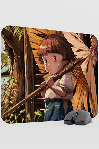 mousepad bastir Grave of the Fireflies Anime V3 - 48X40 XL Gaming Rubber Non-...