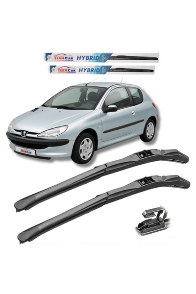 TEAMCAR Ștergătoare de parbriz Peugeot 206 (1998-2012) Hatchback (3 uși) Set ...