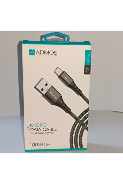 ADMOS Micro Data Cable Charging & Sync 1M Nylon Braided Cable - AM-009