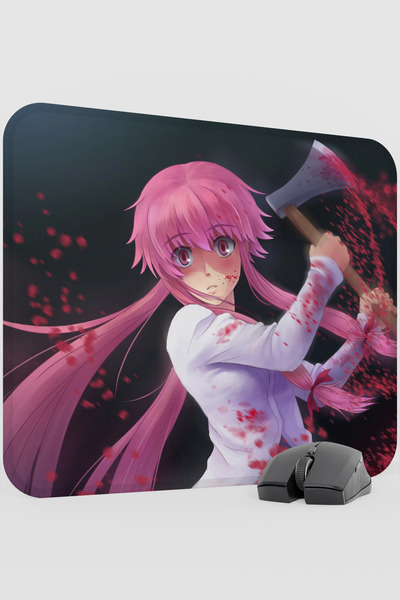 mousepad bastir Mirai Nikki Anime V2 - 48X40 XL لوحة ماوس مطاطية للألعاب غير ...