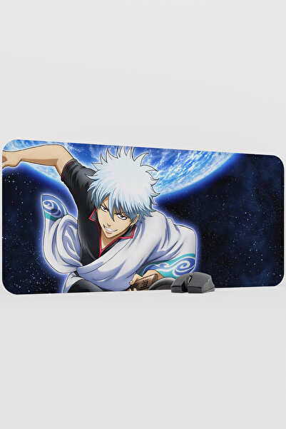 mousepad bastir Gintama Anime V4 - 90X40 XXL Gaming Rubber Non-Slip Base Mous...