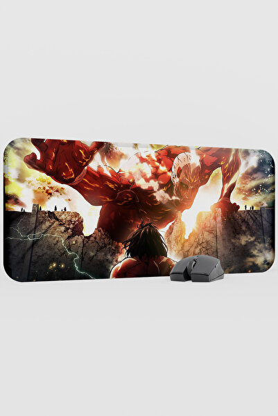 mousepad bastir لوحة ماوس أنيمي هجوم العمالقة الإصدار الخامس - مقاس 70×30 سم،...