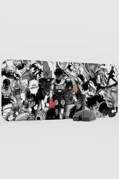 mousepad bastir Hajime no Ippo Anime V1 - 70x30 XL لوحة ماوس مطاطية للألعاب غ...