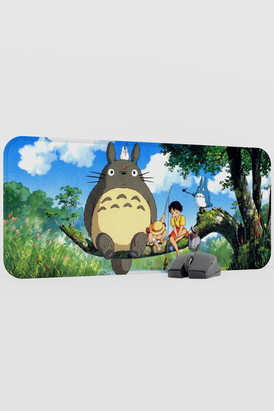 mousepad bastir لوحة ماوس توتورو أنيمي V2 - مقاس 70×30 سم، قاعدة مطاطية كبيرة...