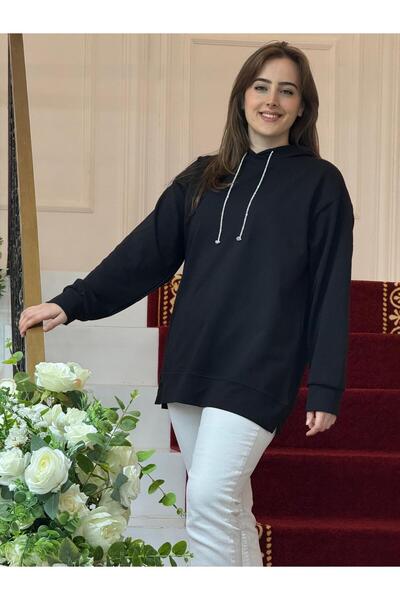 Butik Sweatshirt ALERVA 100% bumbac cu șnur de piatră