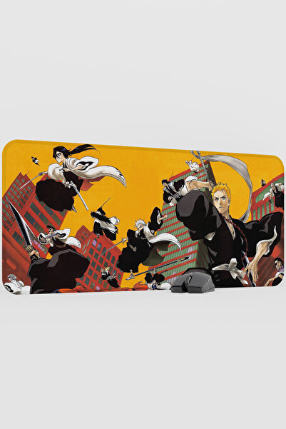 mousepad bastir Bleach Anime V3 - 90X40 XXL Gaming Rubber Non-Slip Base Mouse...