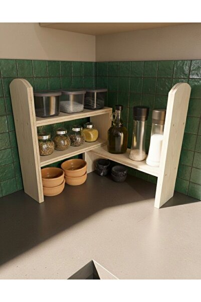 Artistic Wood Ayarlanabilir Çok Amaçlı Tezgah Üstü Raf, Baharatlık, Banyo org...
