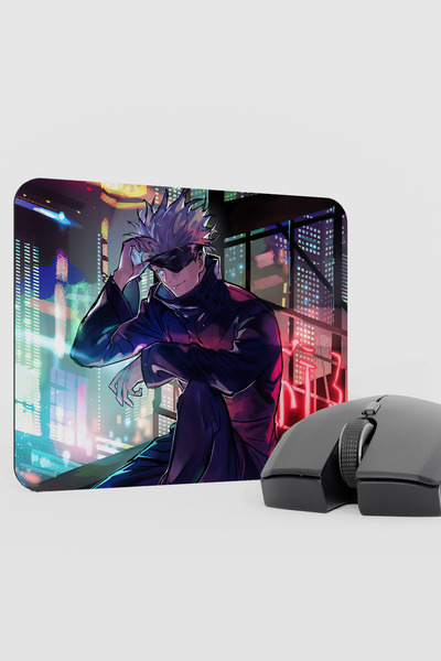 mousepad bastir Jujutsu Kaisen Anime V5 - 22X18 وسادة ماوس مطاطية للألعاب غير...