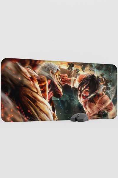 mousepad bastir لوحة ماوس أنيمي هجوم العمالقة الإصدار الثالث - مقاس 90×40 سم ...