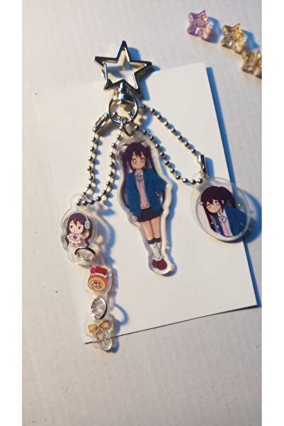 Atölye Moonlit K-on Azusa Nakano Anahtarlık K on Anime Çanta Süsü