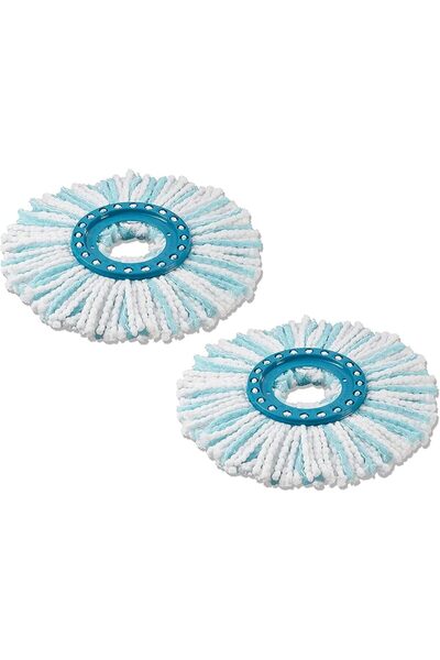 Leifheit 2 Pack Replacement Heads for Clean Twist Disc Mop Micro Set