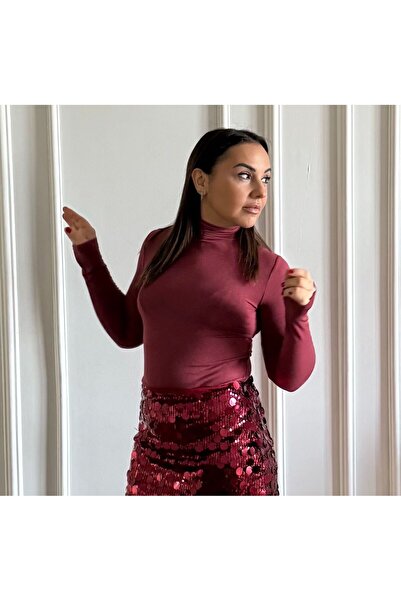 inmuse Transparent Turtleneck Body