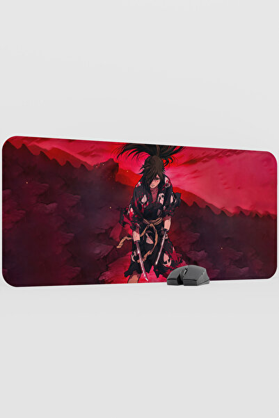 mousepad bastir Dororo Anime V5 - 90X40 XXL Gaming Rubber Non-Slip Base Mouse...