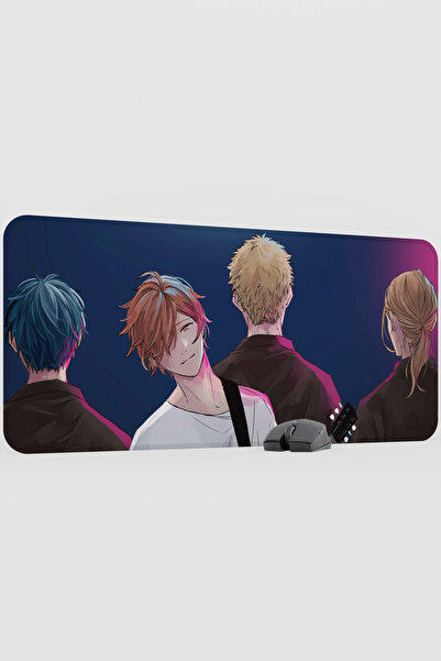 mousepad bastir لوحة ماوس كبيرة الحجم للألعاب من جيفين أنيمي V5 - مقاس 90×40 ...