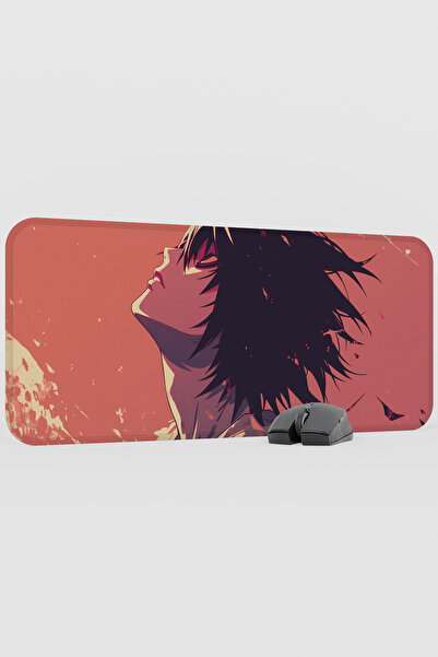 mousepad bastir Death Note Anime V1 - 70X30 XL Gaming Rubber Non-Slip Base Mo...