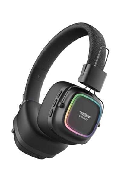 LELISU Bluetooth over-ear headphones with noise cancellation – works wirelessly and with a wire.