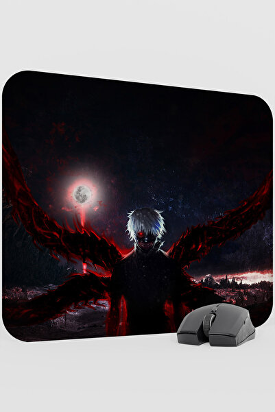 mousepad bastir Tokyo Ghoul Anime V1 - 48X40 XL Gaming Rubber Non-Slip Base M...