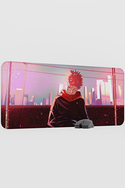 mousepad bastir Jujutsu Kaisen Anime V4 - 90x40 XXL Gaming Гумова нековзна ос...