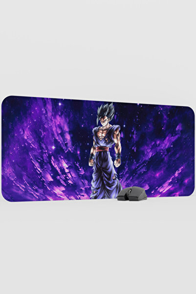 mousepad bastir Dragon Ball Anime V3 - 90x40 XXL Gaming, cauciuc, bază anti-a...