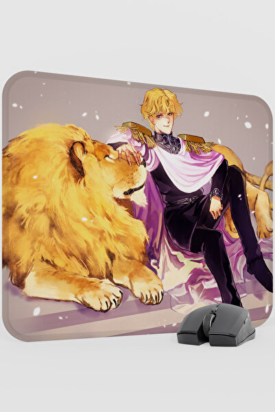 mousepad bastir Ginga Eiyuu Densetsu Anime V5 - 48X40 XL لوحة ماوس مطاطية للأ...