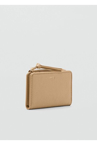MANGO Woman Küçük boy deri görünümlü cüzdan