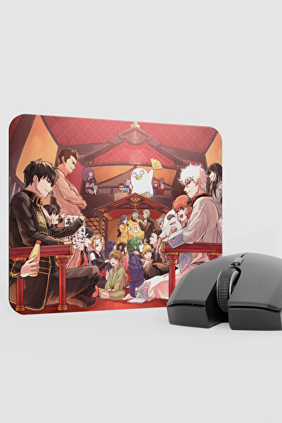 mousepad bastir Gintama Anime V1 - 22X18 Gaming Rubber Non-Slip Base Mouse Pa...