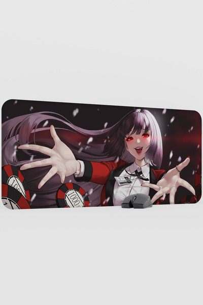 mousepad bastir Kakegurui Anime V1 - 90x40 XXL لوحة ماوس مطاطية للألعاب غير ق...
