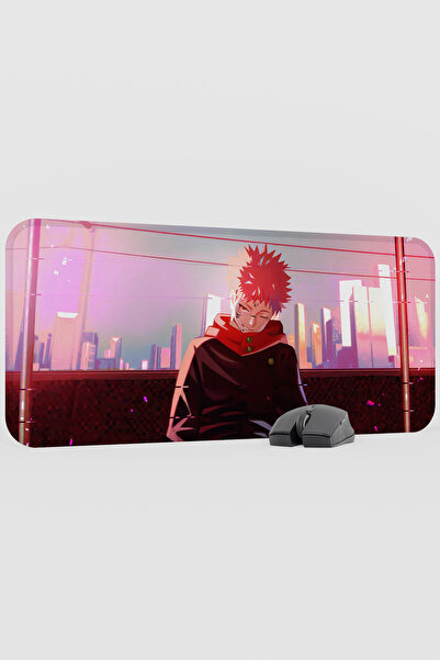 mousepad bastir لوحة ماوس مطاطية كبيرة الحجم مضادة للانزلاق بتصميم أنمي جوجوت...