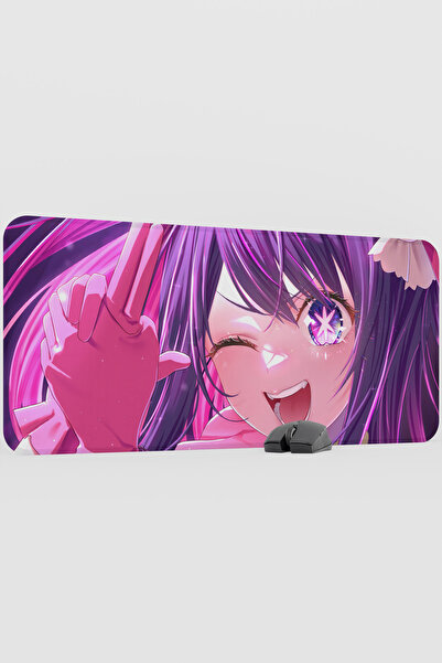 mousepad bastir Oshi no Ko Anime V3 - 90x40 XXL Gaming Αντιολισθητική Βάση απ...