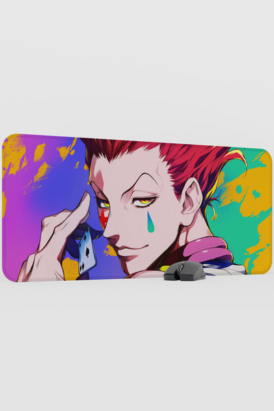 mousepad bastir لوحة ماوس هنتر هنتر أنيمي V2 - مقاس 90×40 سم كبيرة الحجم للأل...