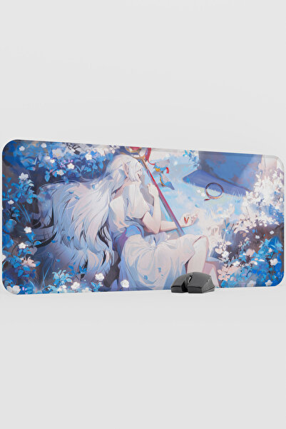 mousepad bastir Sousou no Frieren Anime V4 - 90x40 XXL Gaming Гумова нековзна...